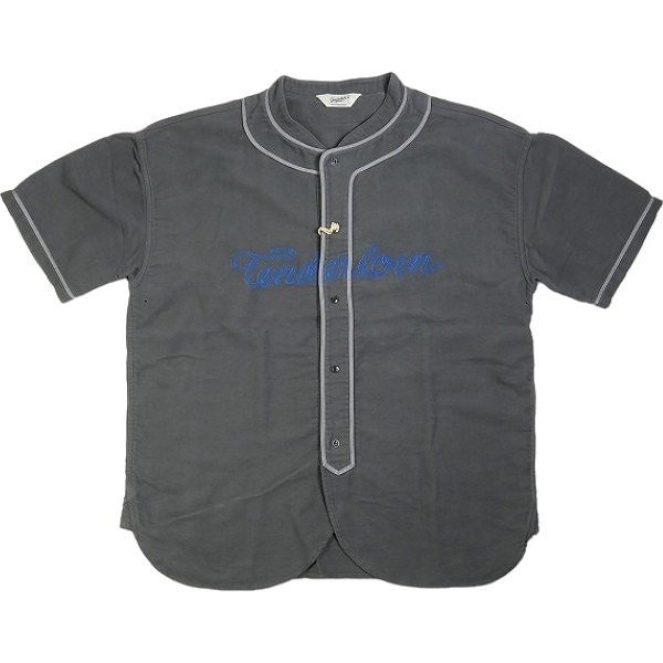 TENDERLOIN テンダーロイン BASEBALL SHT S/S RH CHARCOAL ベースボールシャツ チャコール Size 【L】 【新古品・未使用品】 20793833_画像1