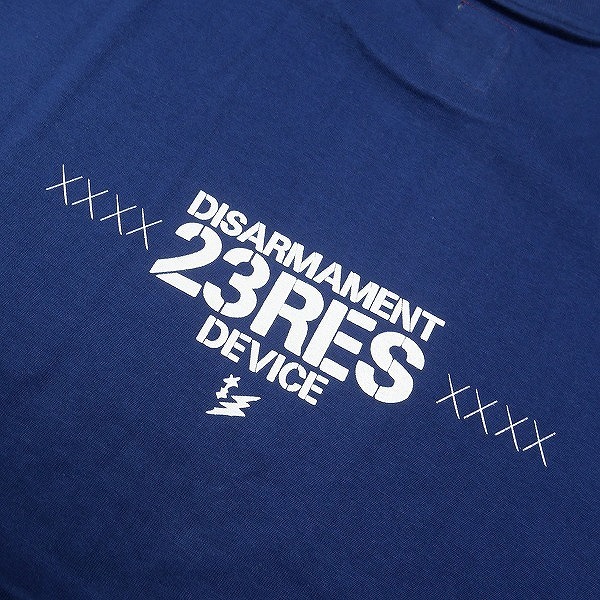 WTAPS ダブルタップス 2003 REVOLT Tシャツ 紺 Size 【L】 【新古品・未使用品】 20790448_画像3