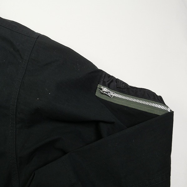 sacai サカイ ×WTAPS 23AW MILL LS 01 Shirt Black シャツジャケット 黒 Size 【4】 【中古品-良い】 20793458_画像5