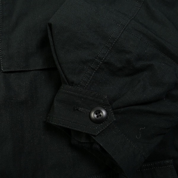 sacai サカイ ×WTAPS 23AW MILL LS 01 Shirt Black シャツジャケット 黒 Size 【4】 【中古品-良い】 20793458_画像4