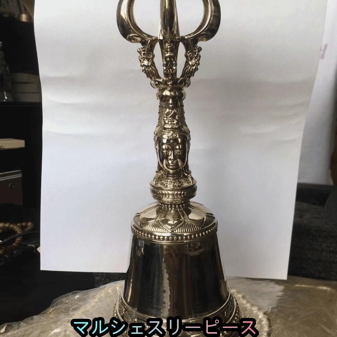 法器】金剛鈴 観音様 大々型 高さ22cm 密教で使われる仏具 密教 法器】金剛鈴 観音様 大々型 高さ22cm 密教で使われる仏具 密教