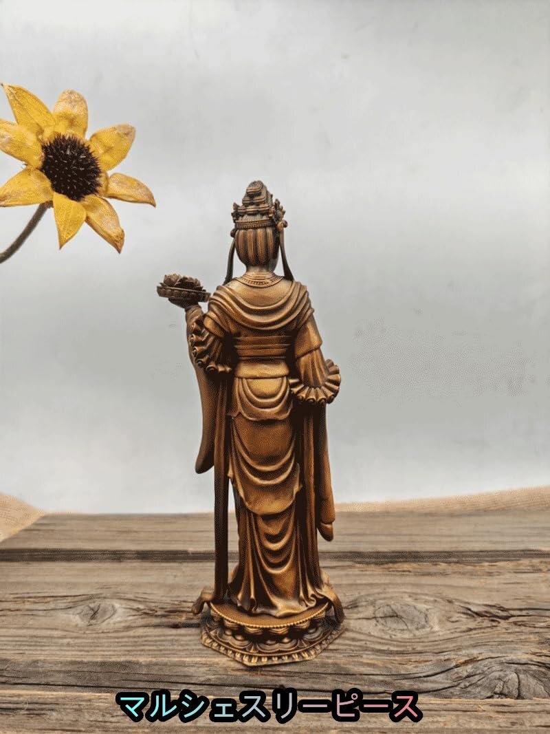 仏像 【諸天神】 伎芸天女 立像 総高約16cm ブロンズ像 真鍮製 仏像 【諸天神】 伎芸天女 立像 総高約16cm ブロンズ像 真鍮製