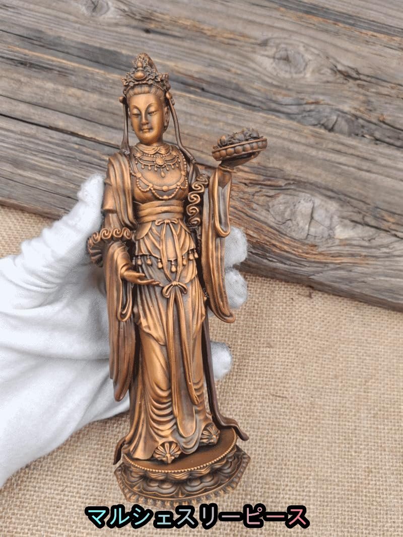 仏像 【諸天神】 伎芸天女 立像 総高約16cm ブロンズ像 真鍮製 仏像 【諸天神】 伎芸天女 立像 総高約16cm ブロンズ像 真鍮製