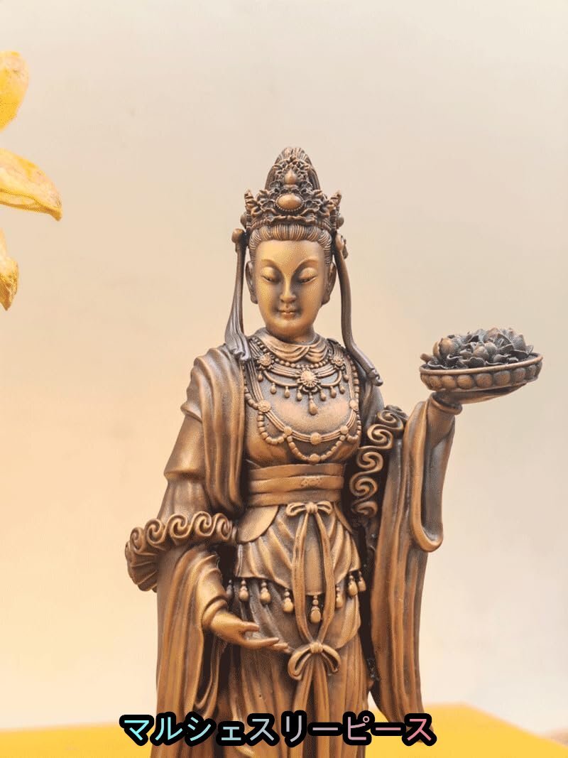 仏像 【諸天神】 伎芸天女 立像 総高約16cm ブロンズ像 真鍮製 仏像 【諸天神】 伎芸天女 立像 総高約16cm ブロンズ像 真鍮製