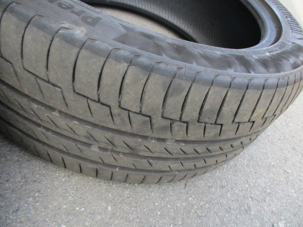 コンチネンタルプレミアムコンタクト6　245/45R19　2,021年製　6分山　ベンツＶクラスから外しました。_画像4