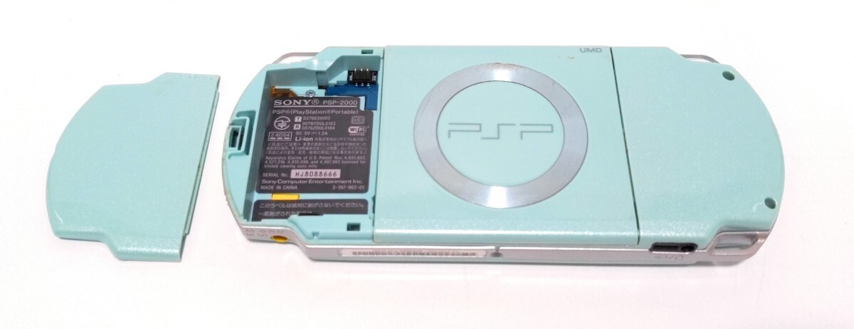 PSP-2000 ミントグリーン「動作確認済」「即日発送」 ソニー SONY プレイステーションポータブル_画像6