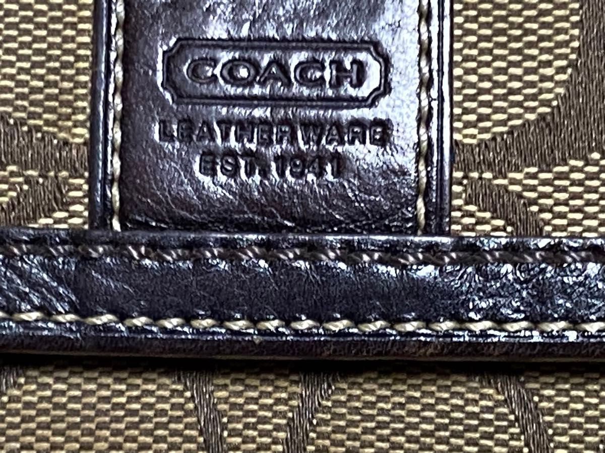 COACH 長財布　ブラウン　66ー8ー5000ー3