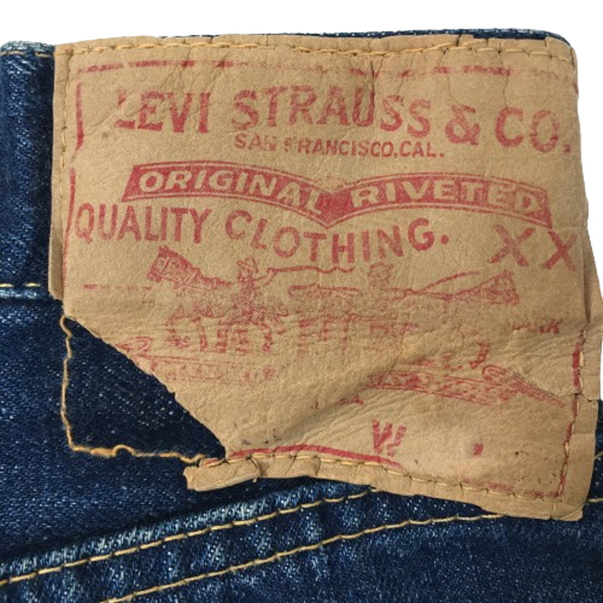 LEVI\'S Levi's 501XX 60s guarantee less Vintage Denim Vintage absolute size W44