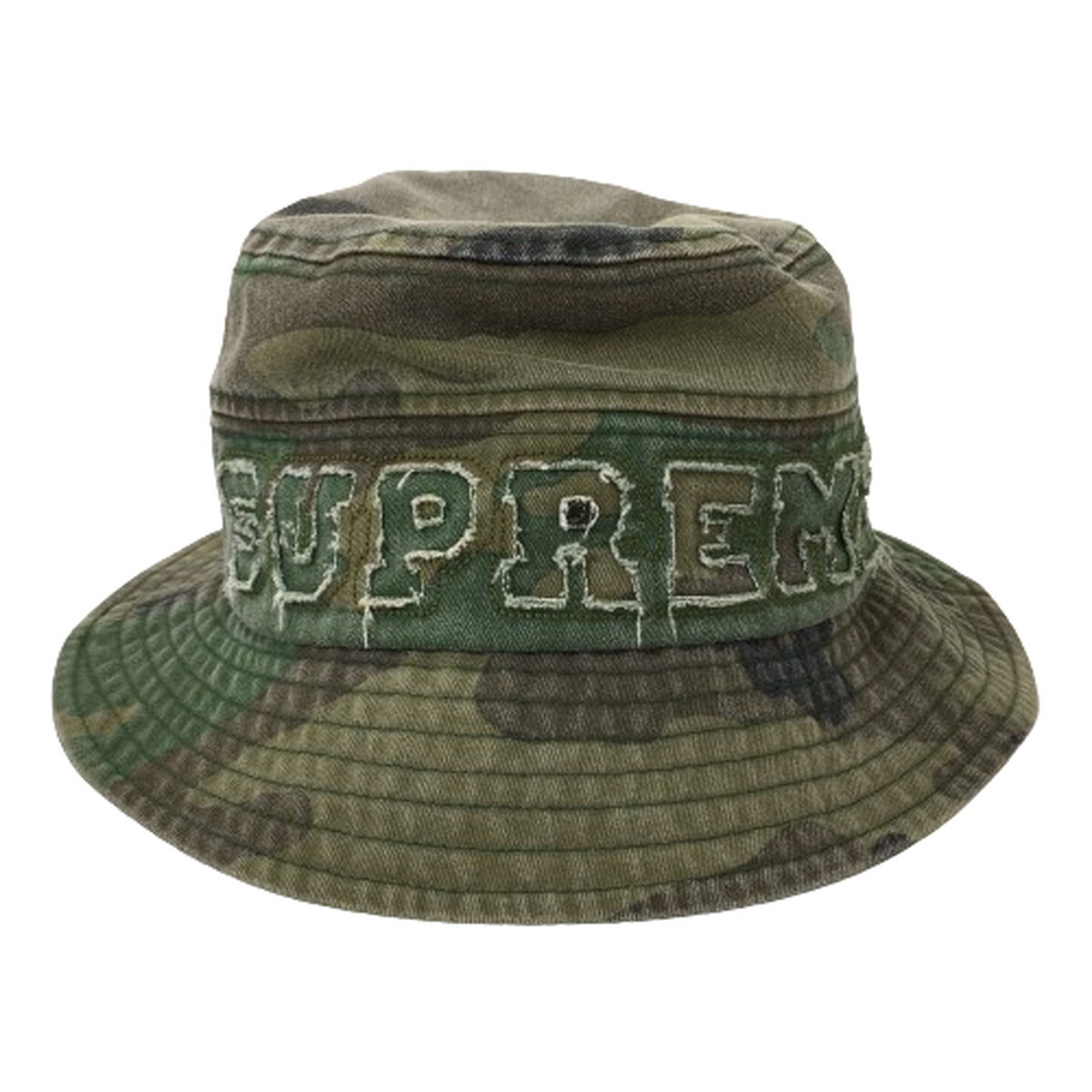 シュプリーム Supreme Cutout Crusher Camo カットアウト クラッシャー バケットハット カモフラ 迷彩 帽子 M/L_画像1