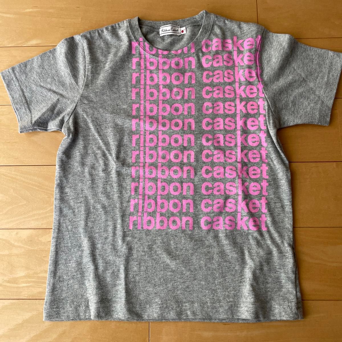 キッズTシャツ／リボンキャスケット／120サイズ／Ribbon Casket