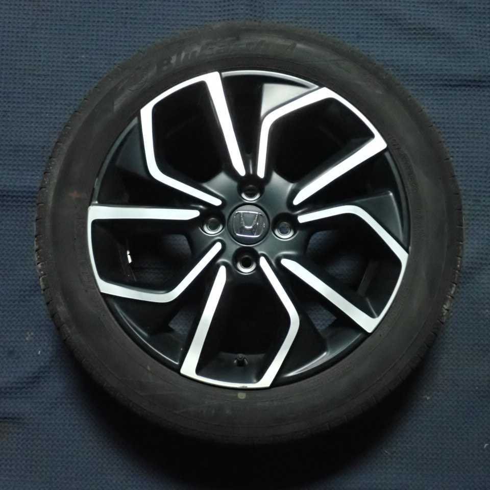 令和2年 フィット ハイブリッド E HEV GR3 前期 純正 アルミホイール タイヤ 1本 4穴 185/55R16 中古 即決の画像1