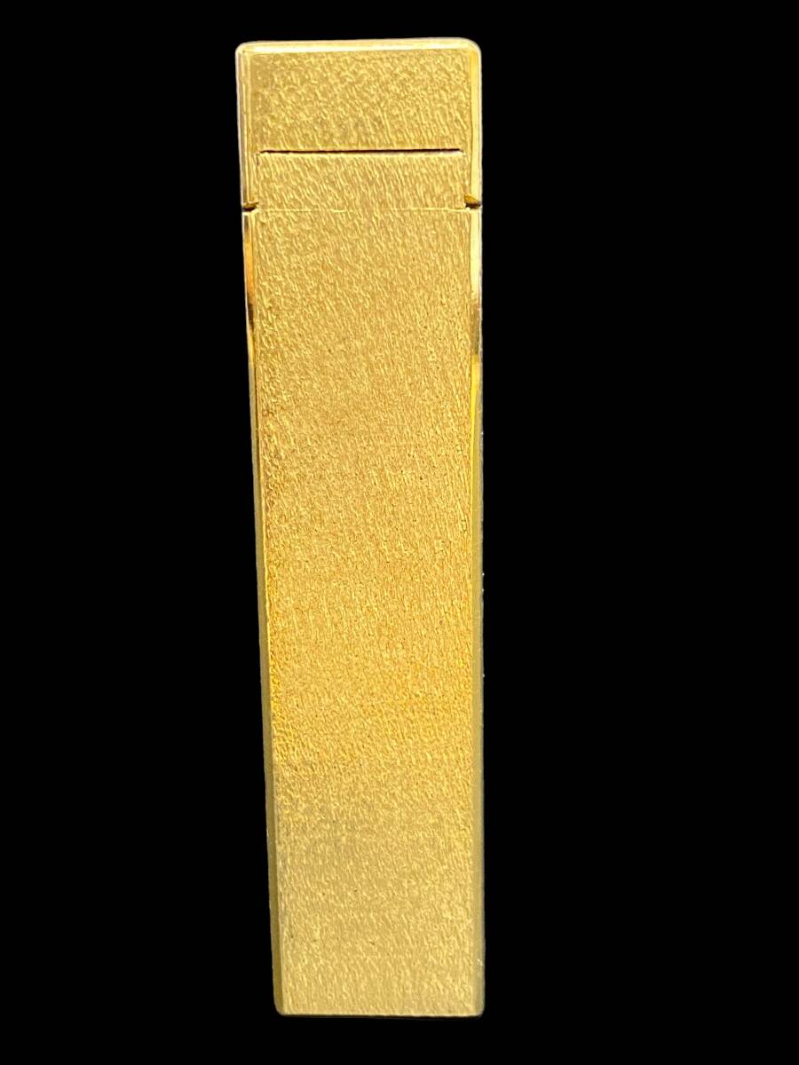 1189-1813 ☆ 美品 保管品 ☆ Cartier カルティエ ガスライター 18K GP JAPAN 刻印 喫煙具 ゴールド ヴィンテージ ローラー 着火未確認_画像3