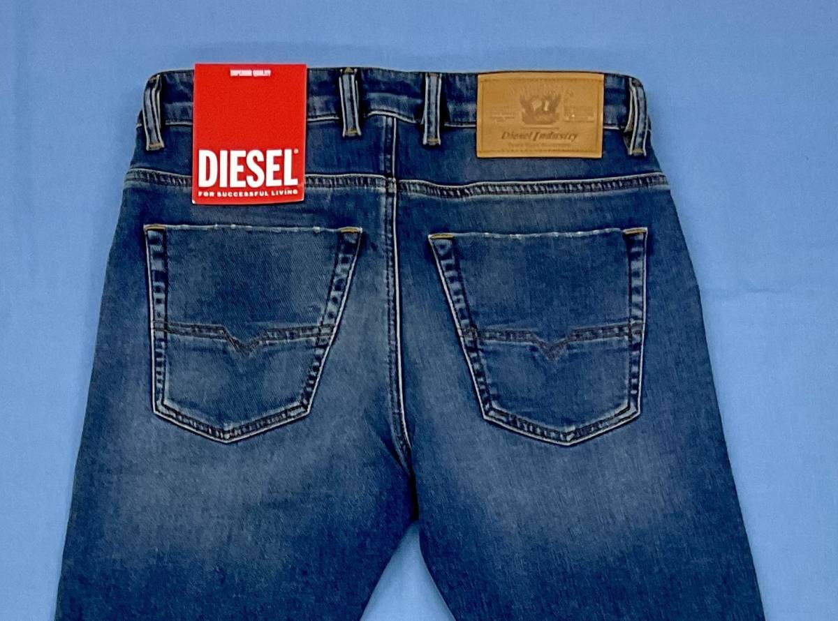 ディーゼル　ジョグ ジーンズ 2124　サイズ34　新品 タグ付　DIESEL　KROOLEY　A01897 068CX Jogg Jeans テーパード フィット ドローコード_スウェット素材をデニム生地のように丹念に