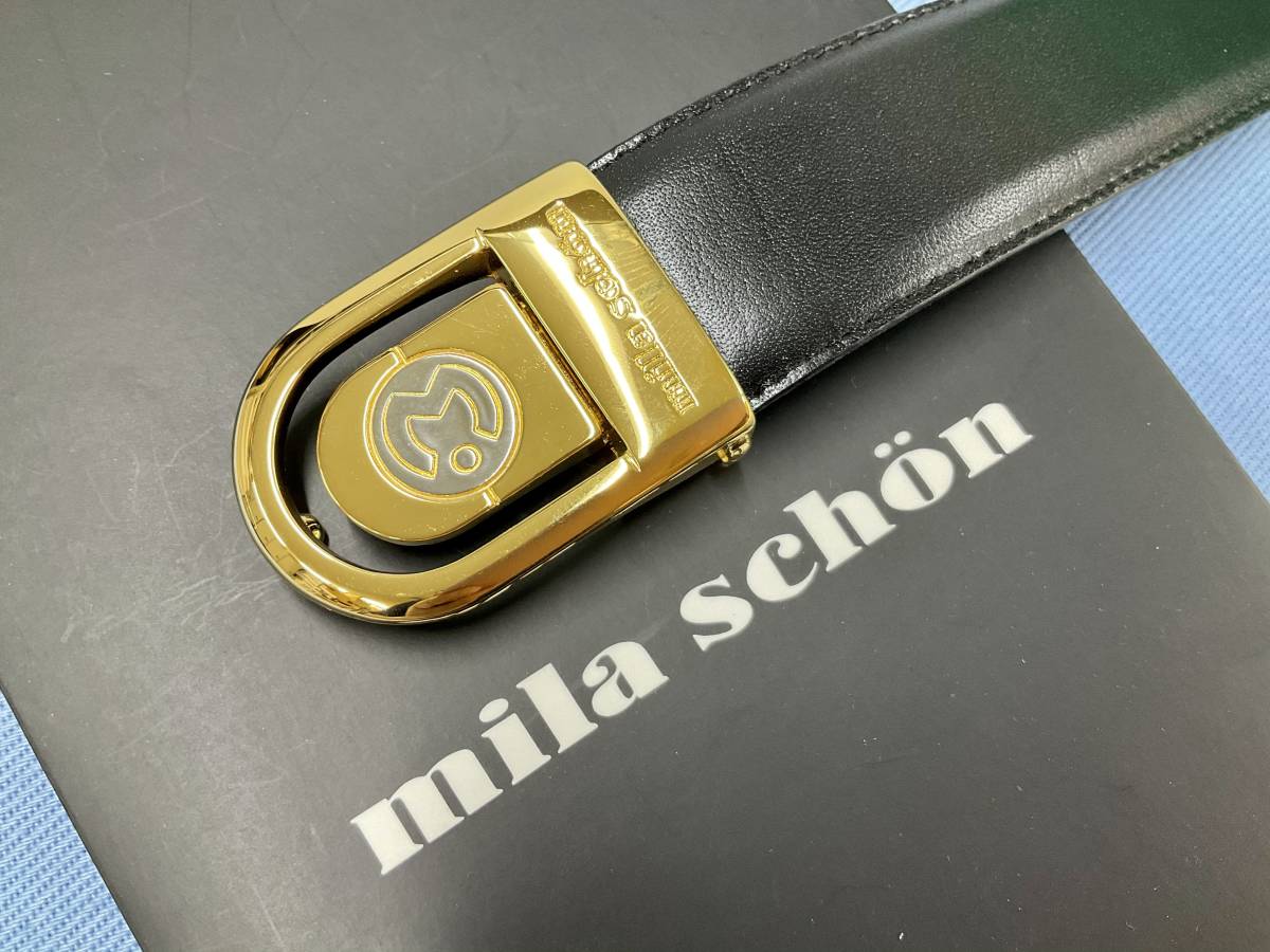 MILA SCHON　ミラショーン　ベルト　252　ゴールド　サイズ調整可能　サンプル見本　未使用　送料無料　_サンプル見本として使用していました