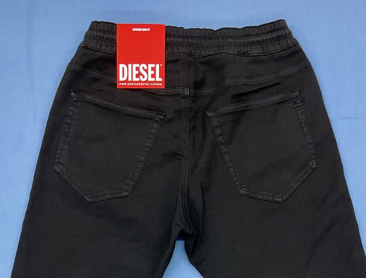 ディーゼル　ジョグ ジーンズ 2424　サイズ36　新品 タグ付　DIESEL　D-AMAGE　A09730 068DY　Jogg Jeans　ブラック　デニム　テーパード_レギュラーフィットデニム「D-AMAGE」