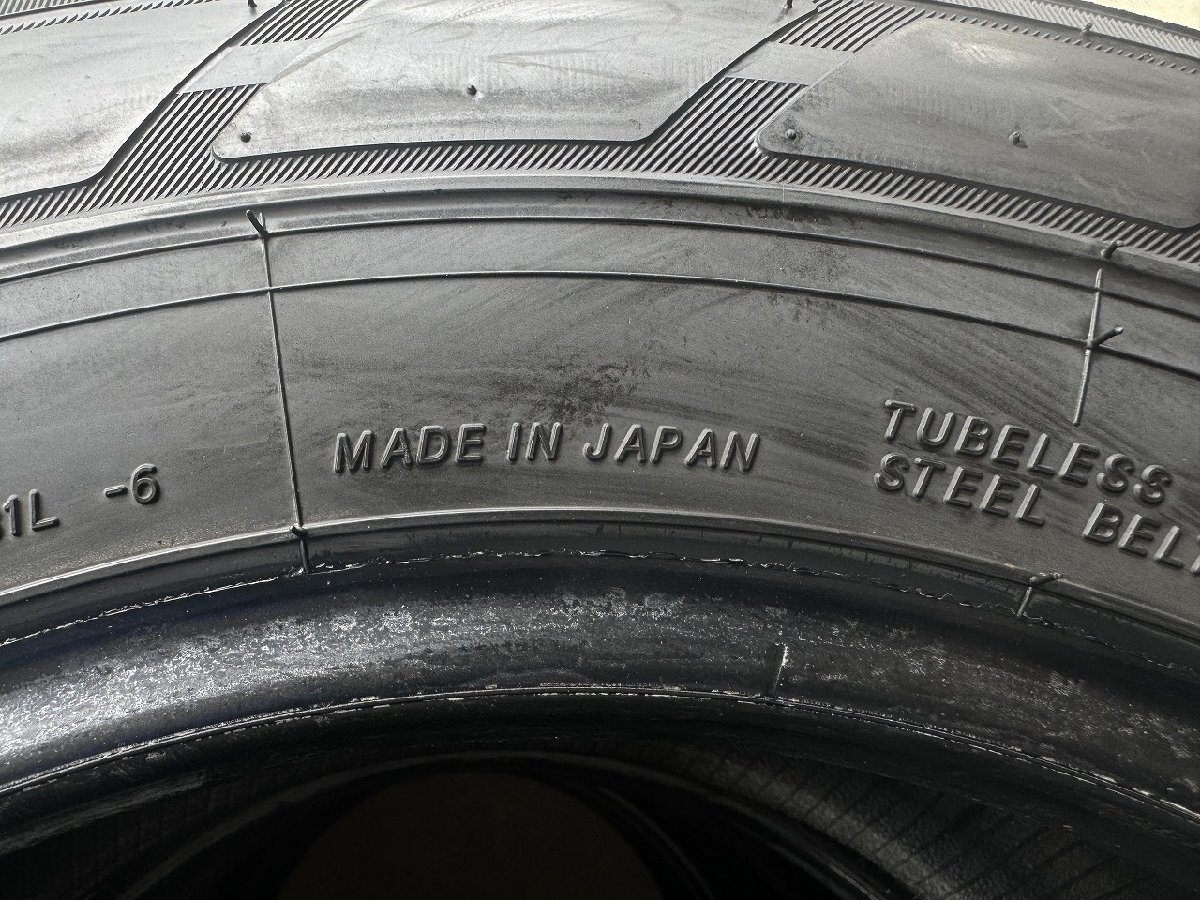 送料無料 ほぼ新品 2023年製造 4本 ★ ヨコハマ ブルーアースVAN RY55 195/80R15 107/105 LT ★個人宅不可 新車外し キャラバン ハイエースの画像10