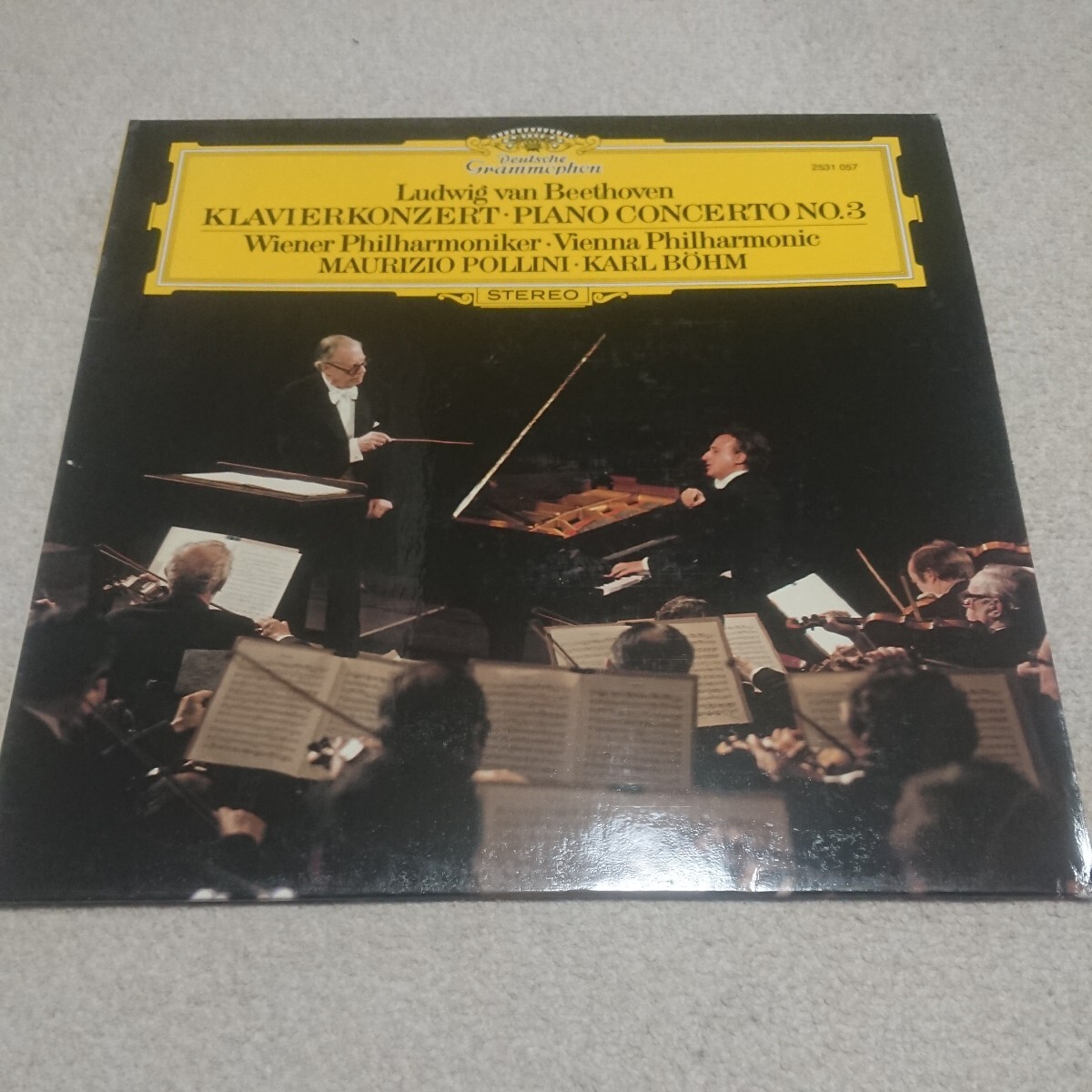 ベートーヴェン ピアノ協奏曲 ポリーニ ベーム 独盤 3枚の画像3