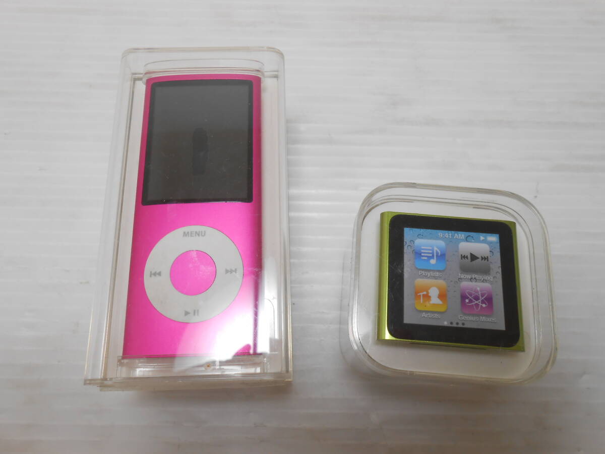 ∞1 【ジャンク品】Apple ipod nano アイポッドナノ 第4世代/第6世代