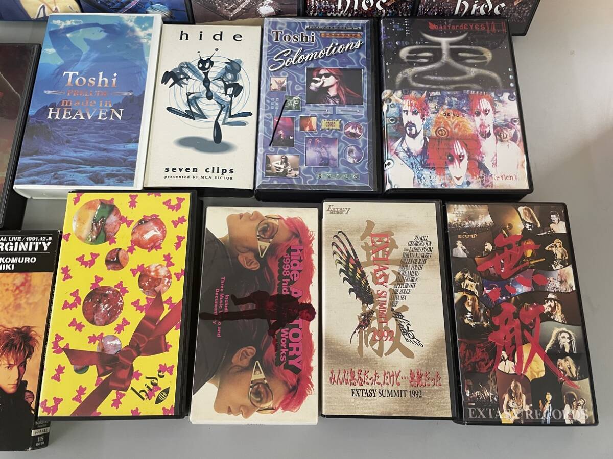 館高μ東京直接大歓迎！【 VHSテープ 】X hide Toshi Yoshiki Xjapanヴィジュアル系 画像でご確認をお願いします。の画像5