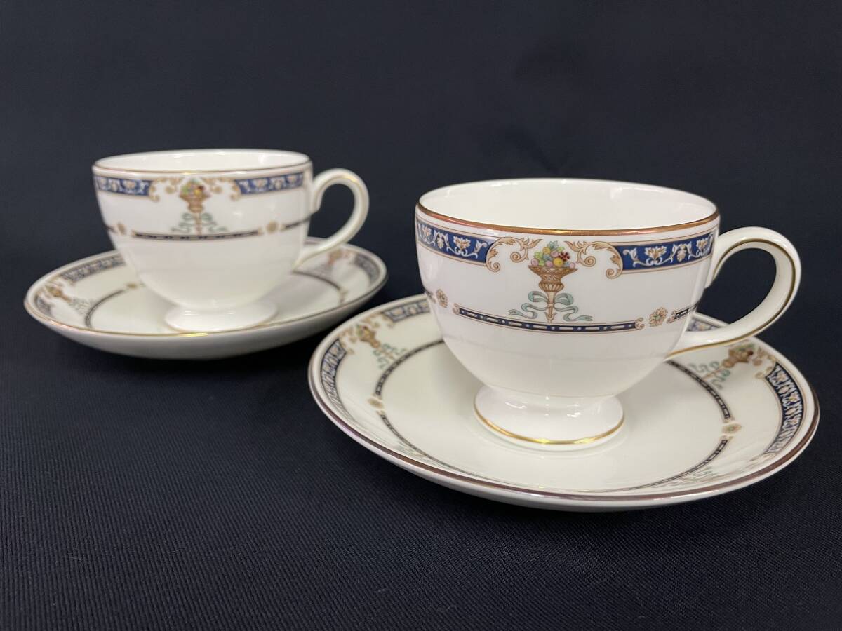 戸高μw1【 WEDGWOOD HIGHGROVE カップ&ソーサー 2客 】ウェッジウッド ハイグローブの画像2