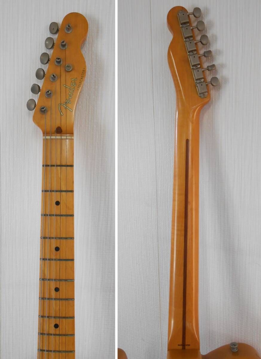 下高∞ Fender JAPAN フェンダー ジャパン テレキャスター Telecaster エレキギター PAT PEND 音出確認 日本製 ケース 現状品 6弦の画像4