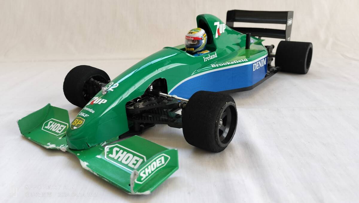 ラジコン 1/10 F1 KAWADA F500組立シャーシキット（川田模型 、三和電子製サーボ、ヨコモ製ESC、ホビーウイング製ブラシレスモーター）の画像2