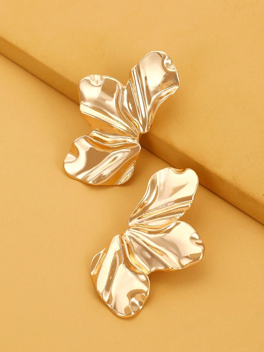 レディース ジュエリー ピアス スタッドイヤリング 1 ペアファッショナブルな亜鉛合金の花の形の女性のための毎日の装飾のためのスタ_画像5