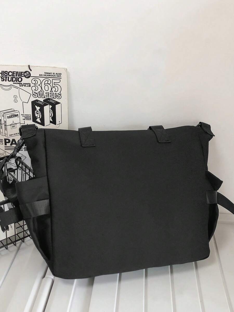 レディース バッグ ショルダーバッグ 軽量、ビジネスカジュアルミディアムメッセンジャーバッグリリースバックル装飾、バッグチャームと_画像3