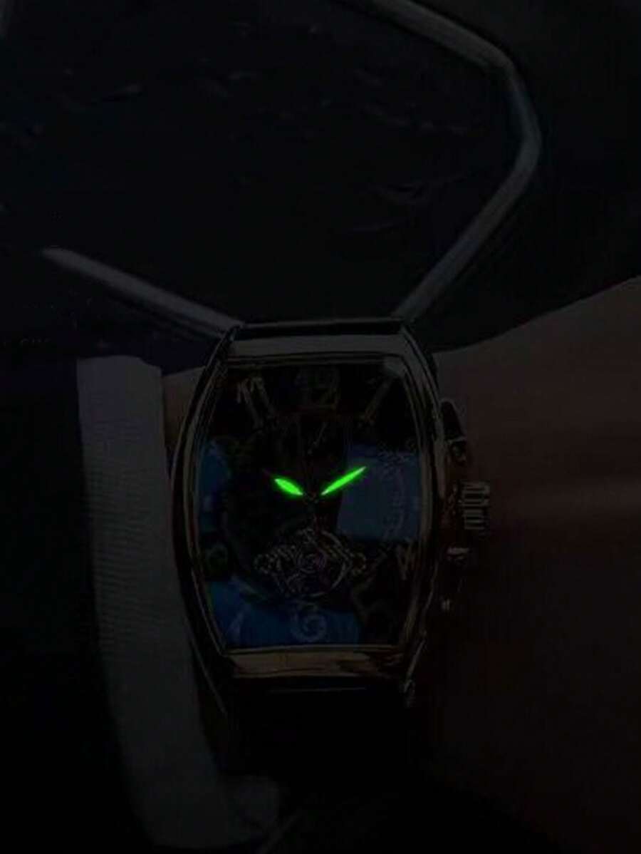腕時計 メンズ 機械式 自動巻き機械式腕時計 メンズ ビジネス カジュアル スポーティー ホローダイヤル バレルケース ノルディッ_画像5
