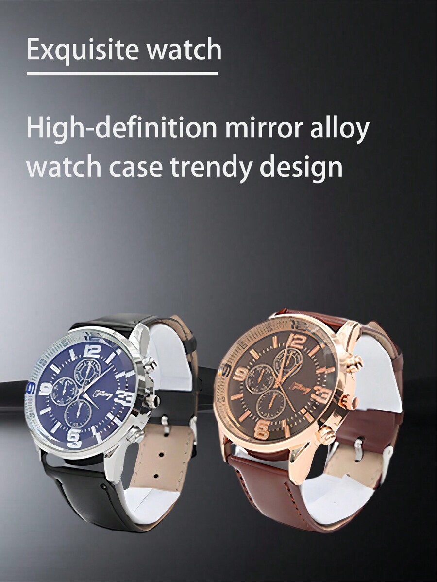 腕時計 メンズ セット 3個セットメンズギフトセット 人工レザー 腕時計 財布 ボールペン ギフトセット バレンタインデー パーテ_画像4