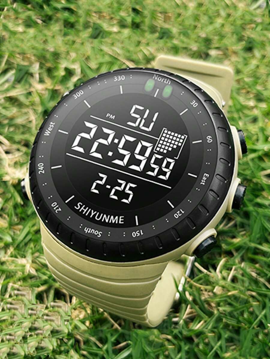 腕時計 メンズ デジタル シーユンメンズスポーツウォッチ 防水 ラージダイヤル ストップウォッチ デジタル腕時計 多機能_画像1