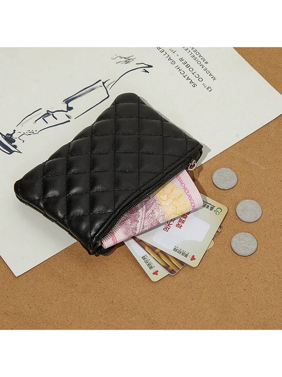 メンズ アクセサリー 財布orカードケース 1個 ロンバス型短いレザーコインパース 超軽量 男女兼用 カードジッパーウォレットバッ_画像3