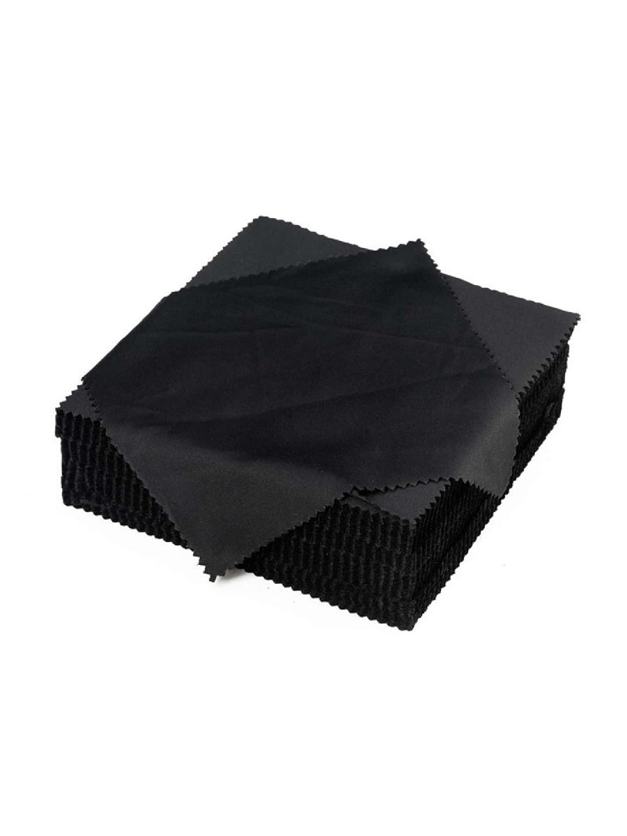 レディース アクセサリー メガネorアクセサリー 10個 新しいスタイル ブラック マイクロファイバー 編み物 布 用 クリーニン_画像1