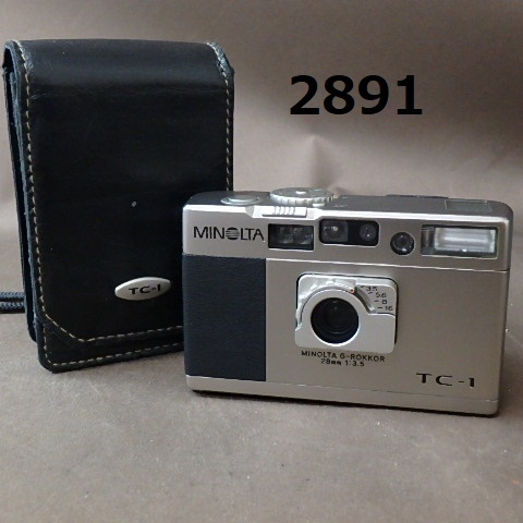 FK-2891◆NINOLTA ミノルタ　TC-1　コンパクトフィルムカメラ　簡易動作OK　20240410_画像1