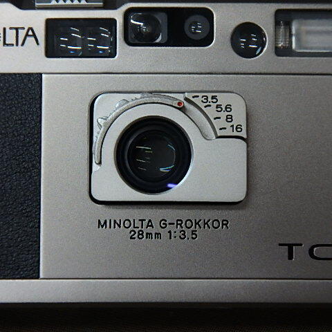 FK-2891◆NINOLTA ミノルタ TC-1 コンパクトフィルムカメラ 簡易動作OK 20240410の画像9
