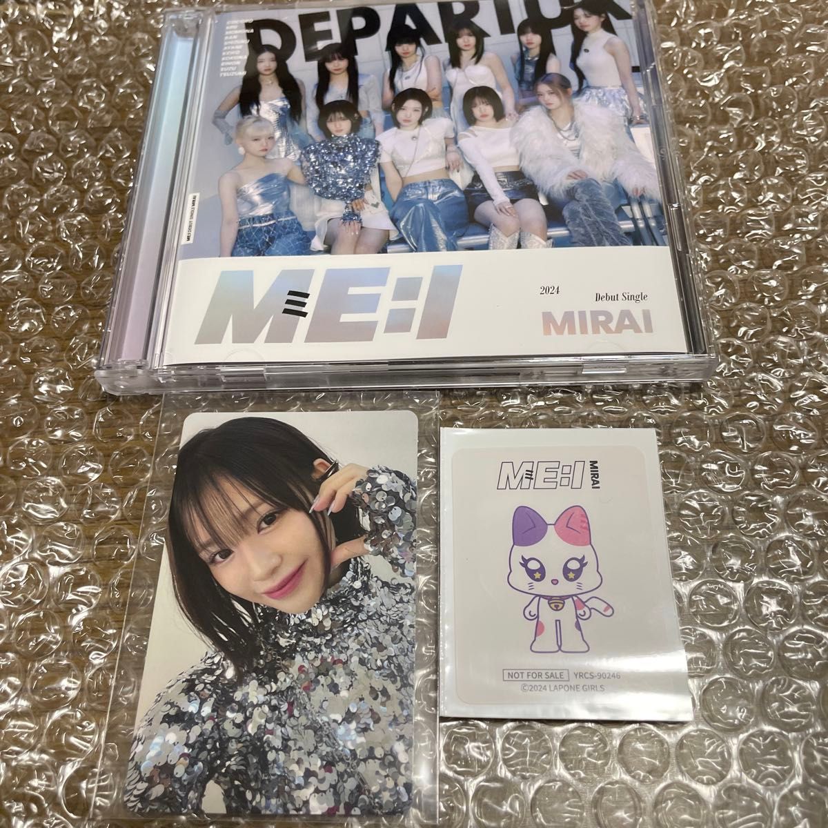 ME I 「MIRAI」CD A盤・トレカ・ステッカーセット|Yahoo!フリマ ME I 「MIRAI」CD A盤・トレカ・ステッカーセット|Yahoo!フリマ