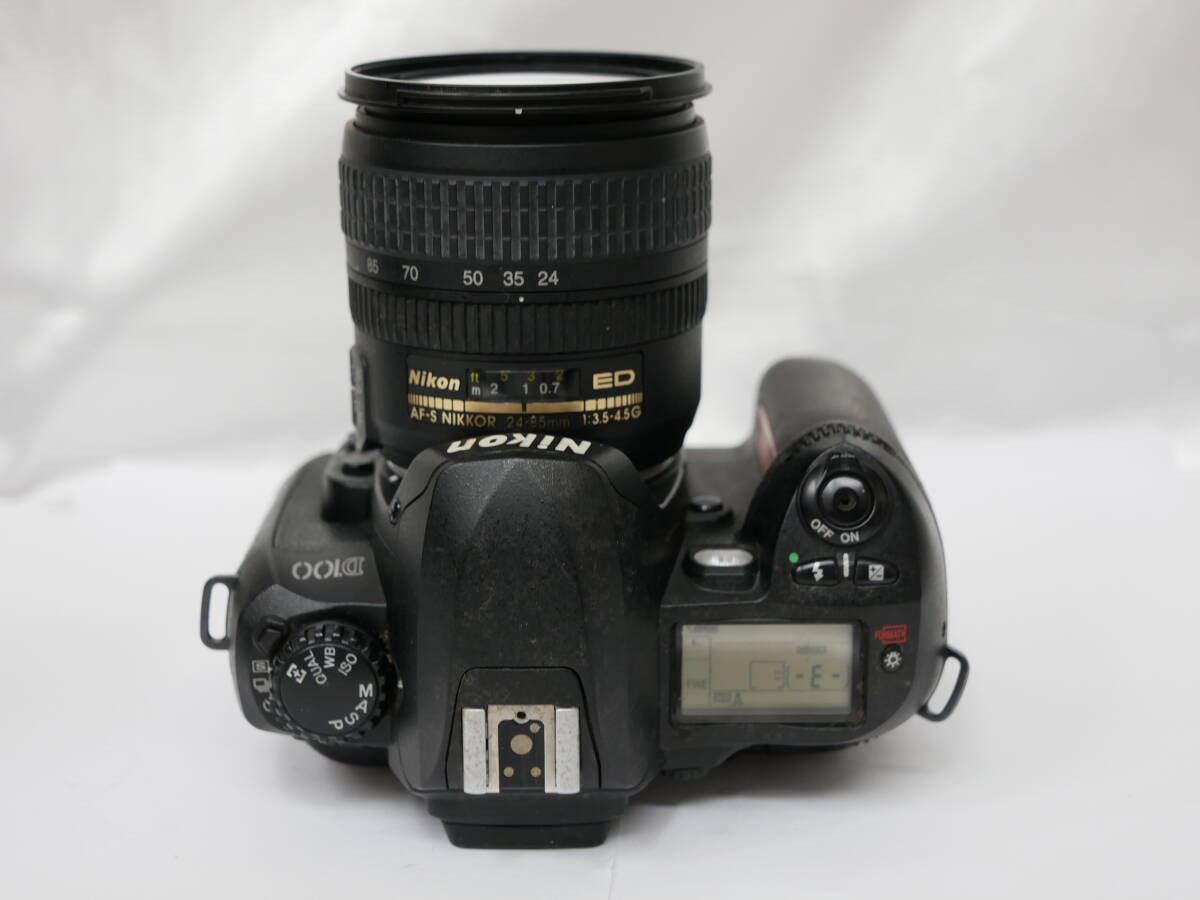 #1980 NIKON D100 AF-S 24-85mm AF 70-300mm D ニコン デジタル一眼レフカメラの画像3