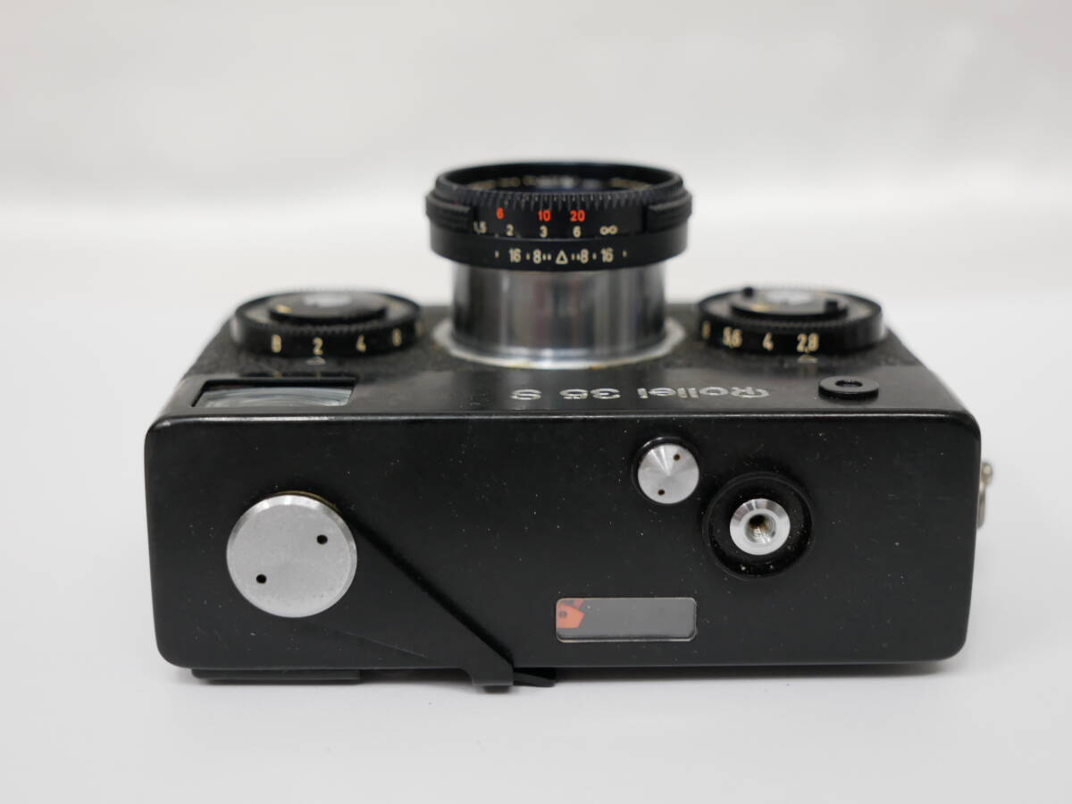 #7338 Rollei35S sonnar 40mm f2.8 ローライ シンガポール製 コンパクトフィルムカメラの画像3