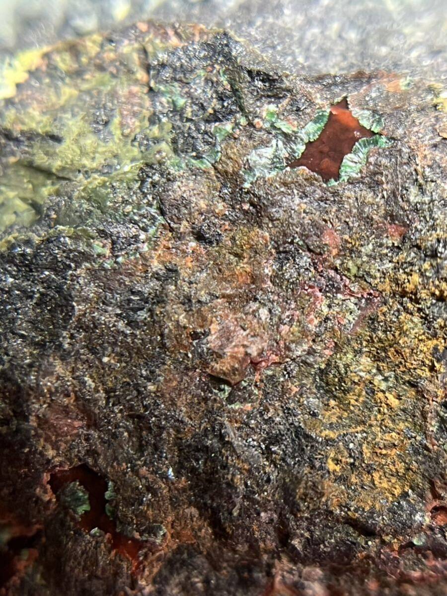 ニッケル孔雀石 浅葱石 多様な鉱物！ 国産鉱物の画像5