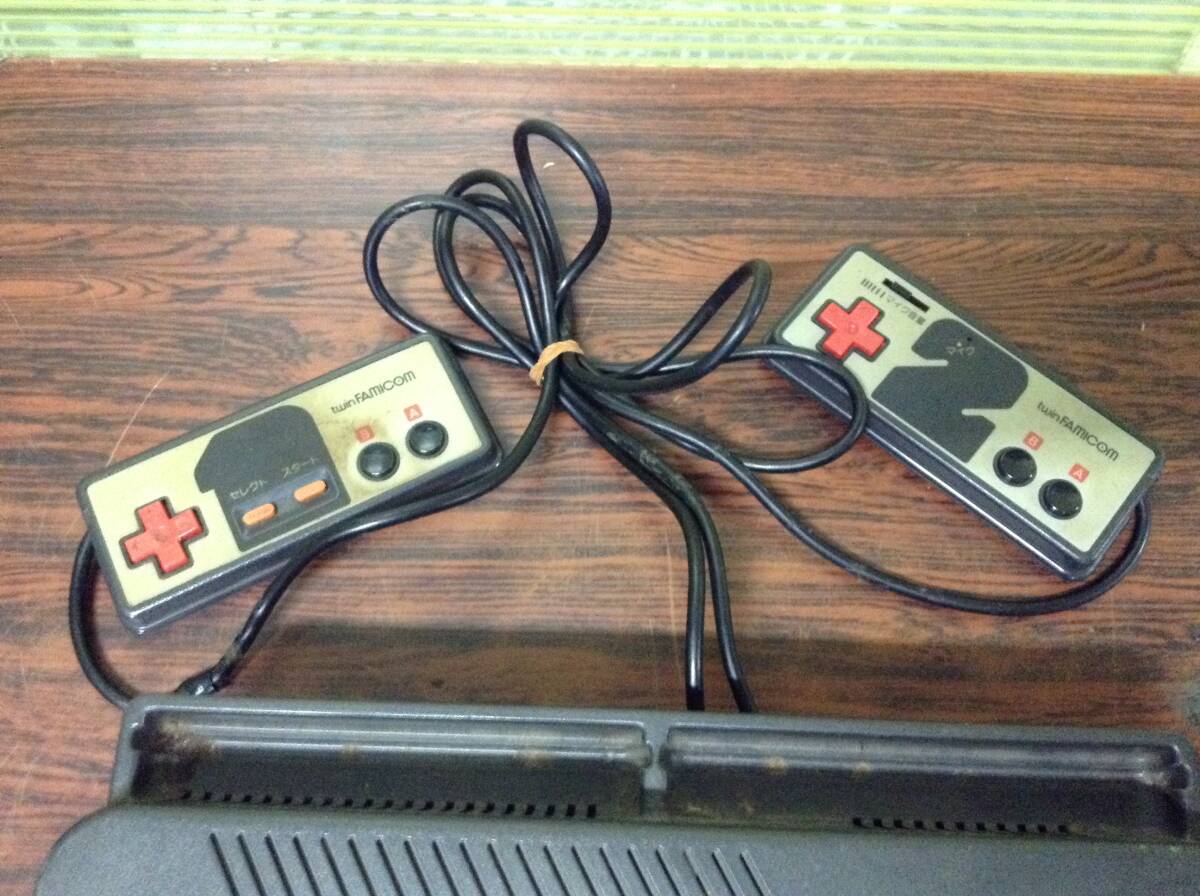 SHARP Twin Famicom console tested シャープ ツインファミコン 本体１台 動作確認済 C460の画像5