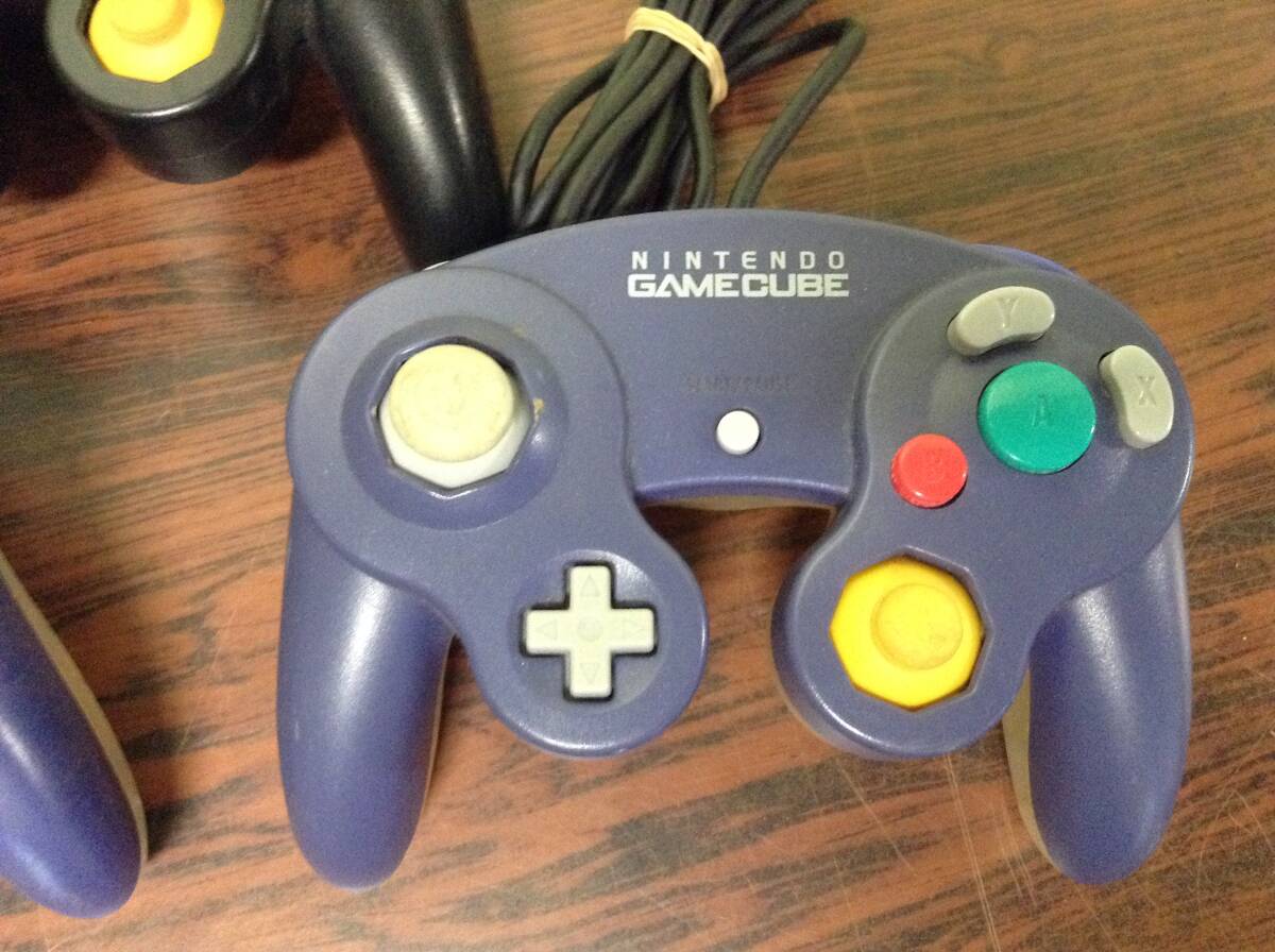 Nintendo GameCube 3controllers tested nintendo Game Cube controller 3 pcs operation verification settled D601A