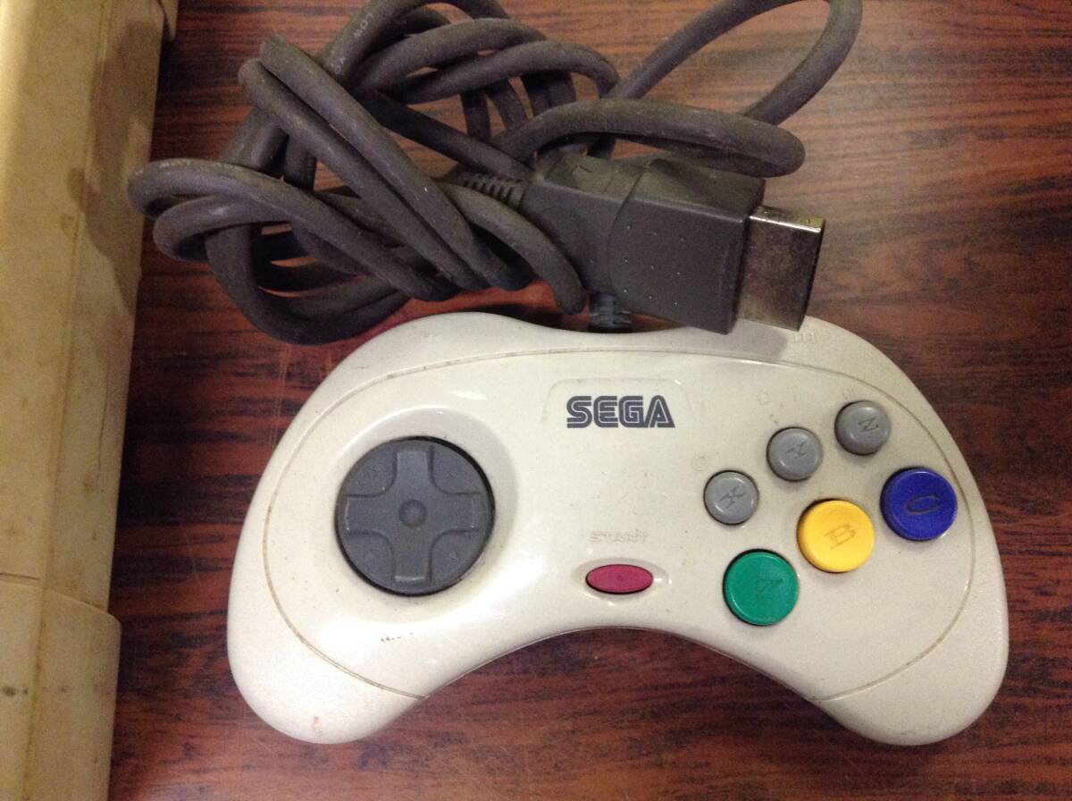 Sega Saturn console controller tested セガ サターン 本体1台 コントローラ1台 動作確認済 D677Oの画像4