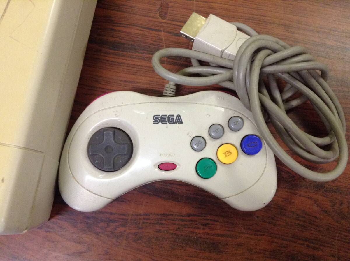 Sega Saturn console controller tested セガ サターン 本体1台 コントローラ1台 動作確認済 D678Oの画像4