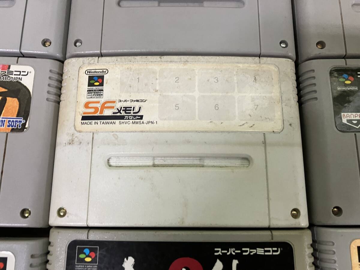 Nintendo Super Famicom 16games tested 任天堂 スーパーファミコン SFメモリ 他 ゲーム16本 動作確認済 D537の画像2