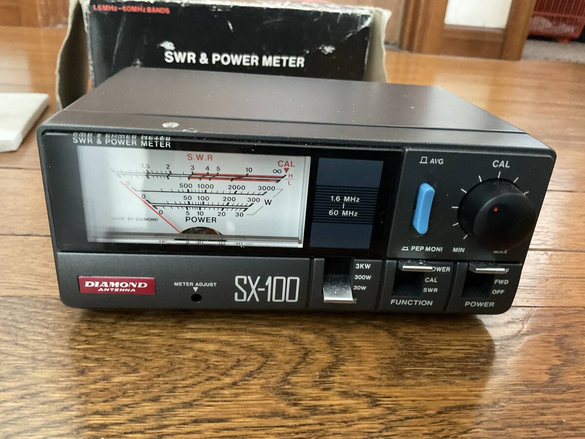 第一電波工業株式会社 モデル、SX-100 Power &. SWR 計測器 動作品の画像2