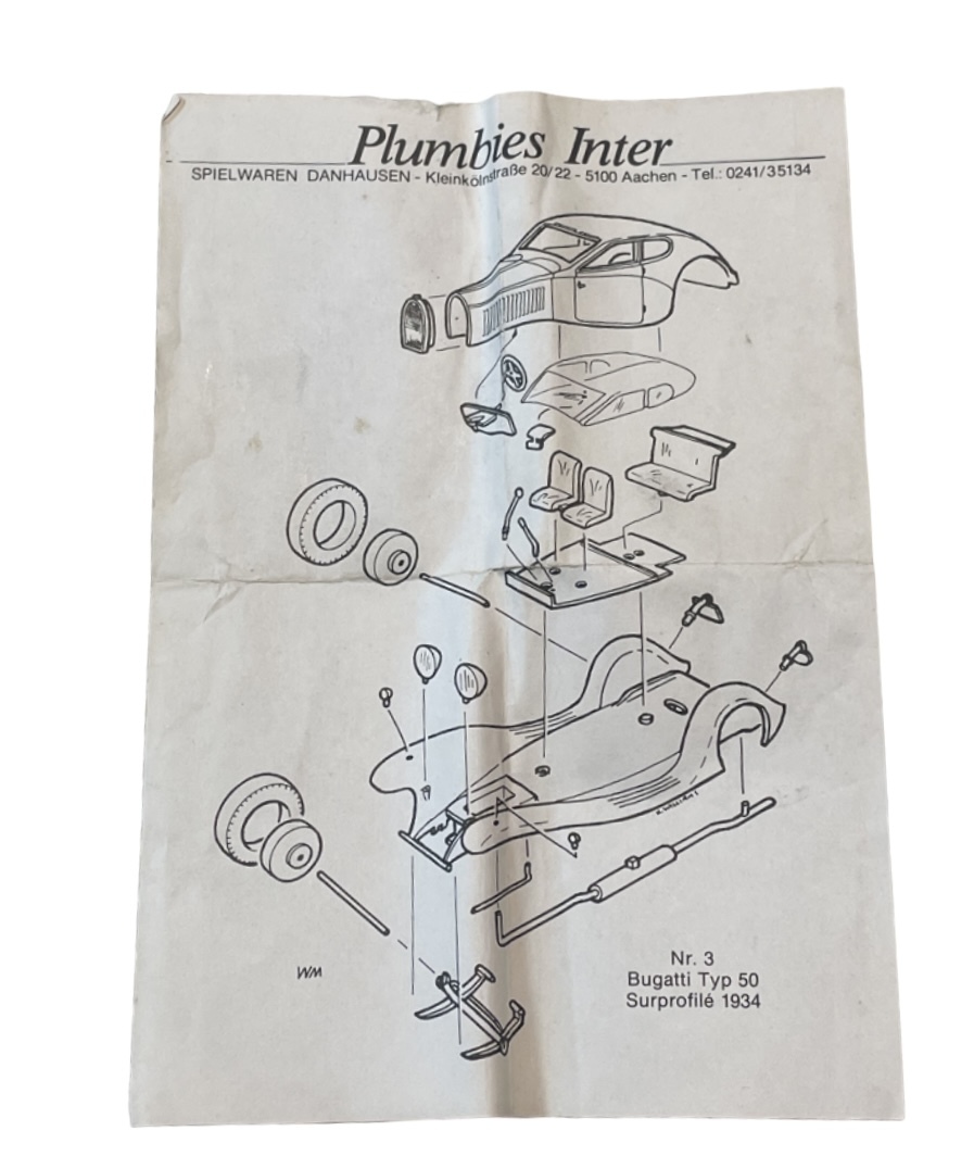 Plumbies プランビーズ インター ブガッティ タイプ 50 1934 シュピールヴァーレン ダンハウゼン Bugatti Type 50 1934の画像6