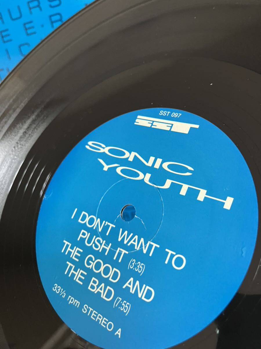 SONIC YOUTH US盤 LP レコード ソニック・ユース 1987年盤 シュリンク付 キム・ゴードン サーストン・ムーア SST RECORDSの画像4