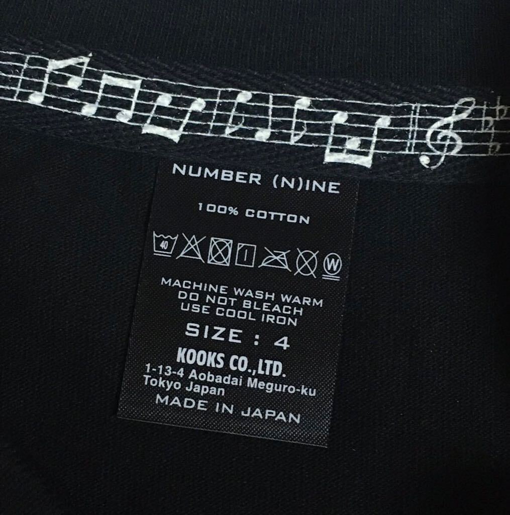 NUMBER NINE PANEL STRIPED OVER T-SHIRT 新品 4 ナンバーナイン ボーダー Tシャツ WHITE BLACK BIG T オーバーサイズ border 半袖_画像5