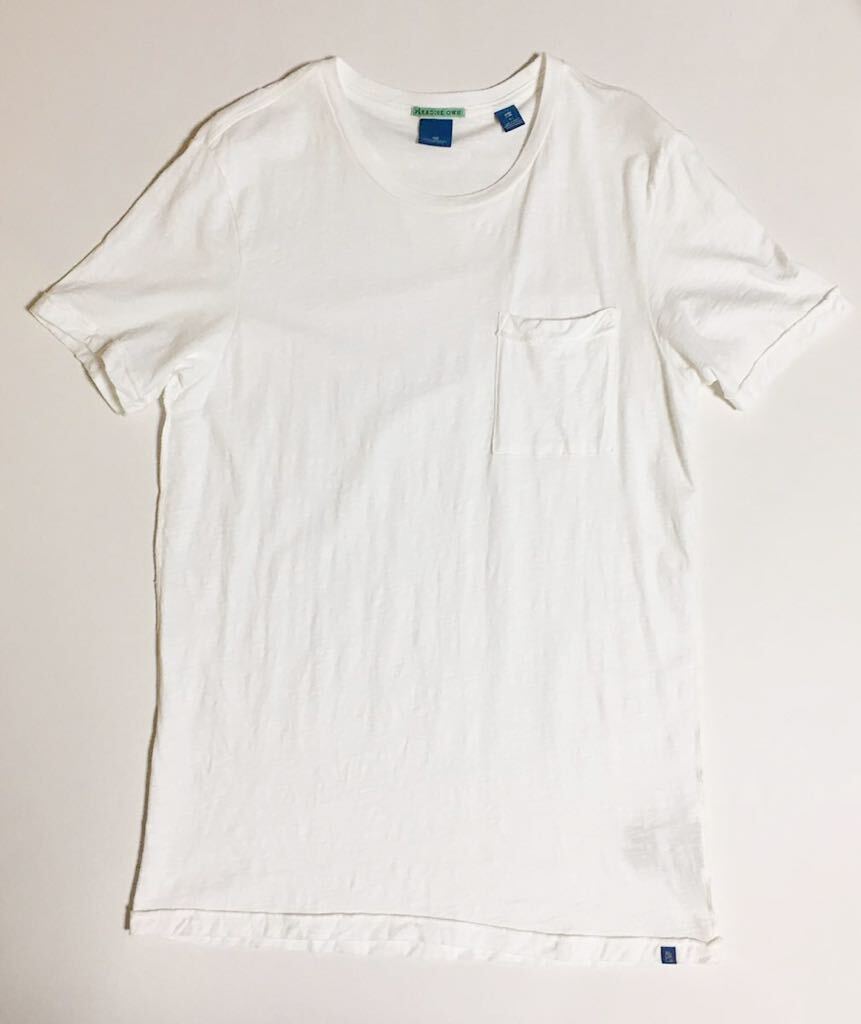 SCOTCH＆SODA One Pocket Tシャツ L ホワイト スコッチアンドソーダ ポケット tee 半袖 カットソー WHITE 白 半袖 無地 ポケTクルーネック_画像1