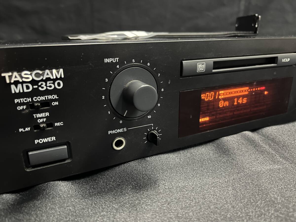 TASCAM MD350 業務用 ミニディスクレコーダー 中古品_画像3